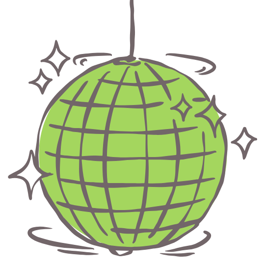 Disco Ball doodle Disco ball doodle