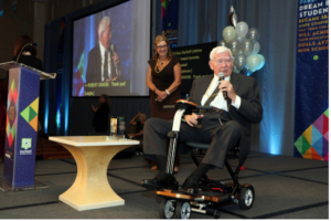 Robert H. Graebe speaking at 2018 Party to the Max Gala