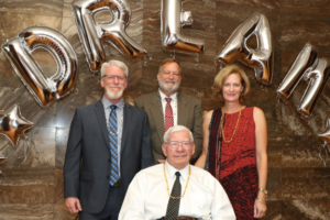 Robert H. Graebe with his children at 2018 Party to the Max Gala