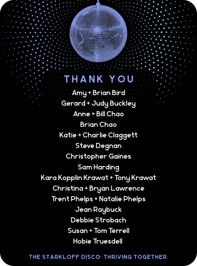 Thank you matching donors