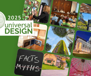 2025 Universal Design with grid of images from events this year.