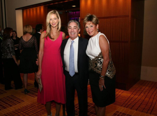 Kerri and Ray Hartmann with Karen Foss at the 2016 Party to the Max. Credit Bryan Schraier, Ladue News.