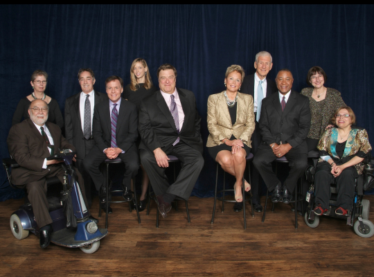 Ray Hartmann with the headliners of the first Party to the Max in 2012.