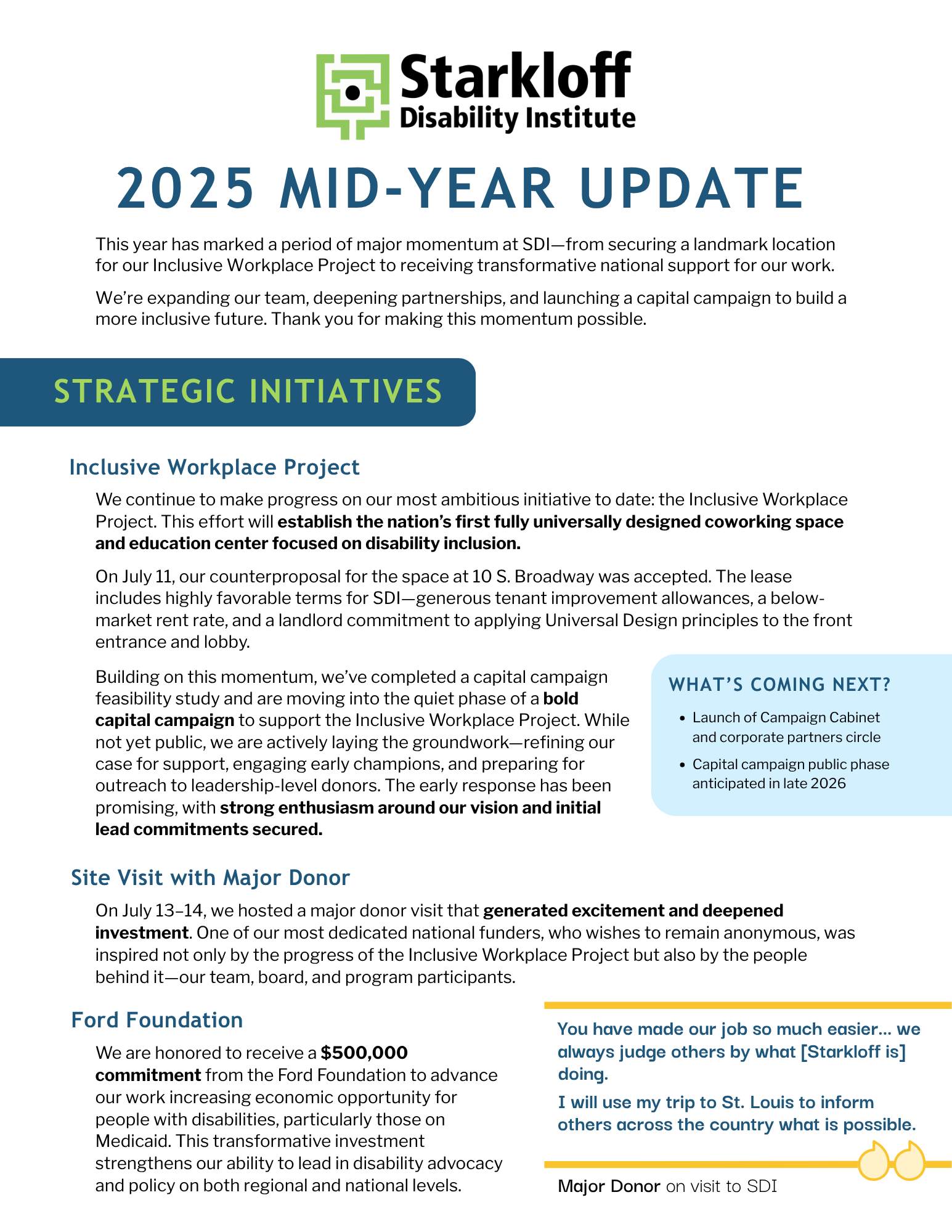 2025 Mid-Year Update cover page.