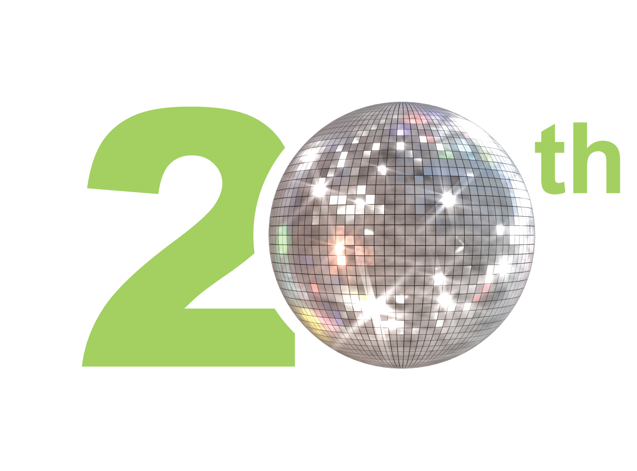 Starkloff_gala23_logo_final Starkloff Disability Institute 20th Birthday Bash, with a sparkling disco ball in place of the zero.